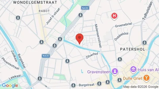 Apartments for rent i Stad Gent - kort over placeringen