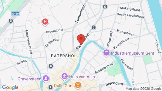 Apartments for rent i Stad Gent - kort over placeringen