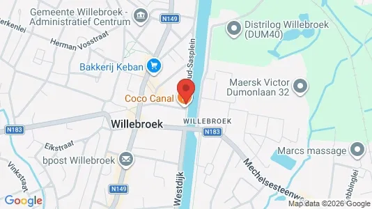 Apartments for rent i Willebroek - kort over placeringen
