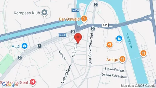 Apartments for rent i Stad Gent - kort over placeringen