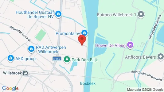 Apartments for rent i Willebroek - kort over placeringen