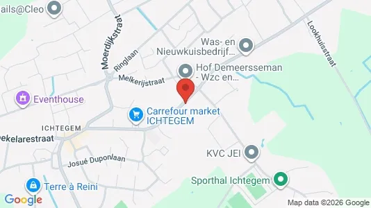 Apartments for rent i Ichtegem - kort over placeringen