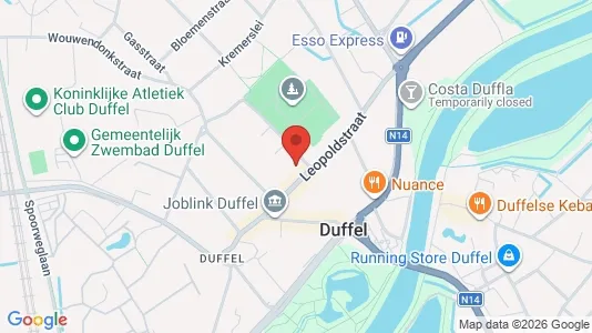 Apartments for rent i Duffel - kort over placeringen