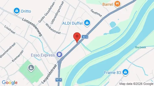 Apartments for rent i Duffel - kort over placeringen