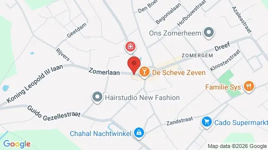Rooms for rent i Lievegem - kort over placeringen