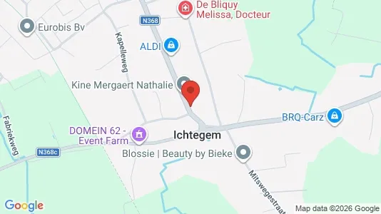 Apartments for rent i Ichtegem - kort over placeringen