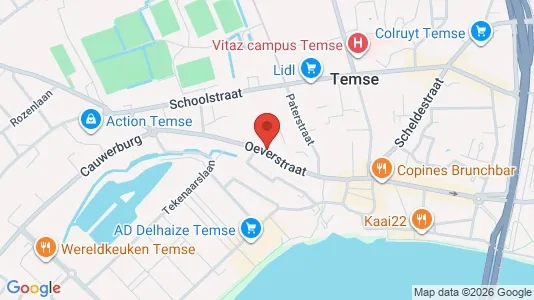 Apartments for rent i Temse - kort over placeringen