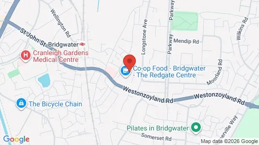 Apartments for rent i Bridgwater - Somerset - kort over placeringen