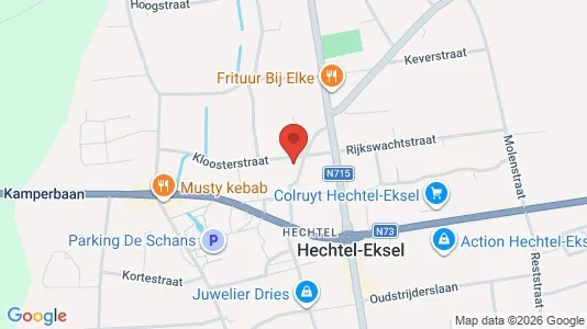 Apartments for rent i Hechtel-Eksel - kort over placeringen