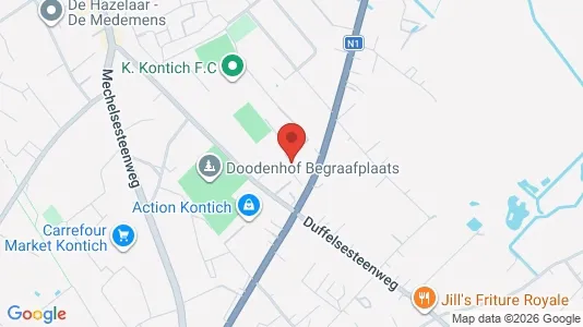Apartments for rent i Kontich - kort over placeringen