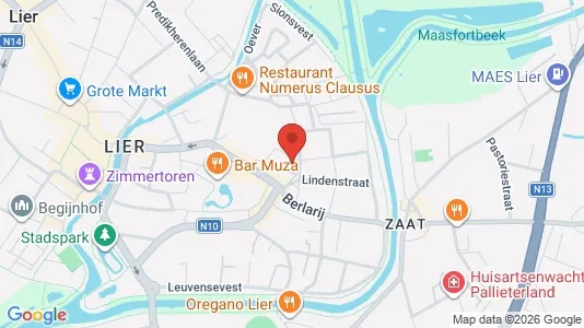 Apartments for rent i Lier - kort over placeringen