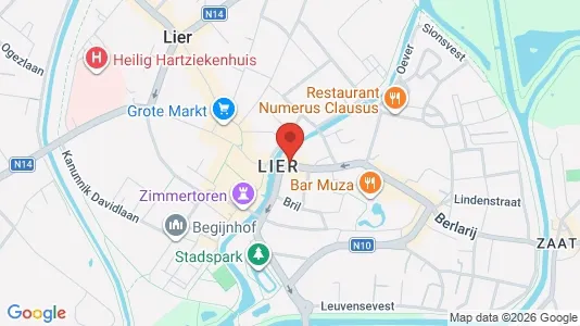 Apartments for rent i Lier - kort over placeringen