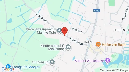 Apartments for rent i Kruibeke - kort over placeringen