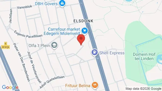 Apartments for rent i Edegem - kort over placeringen
