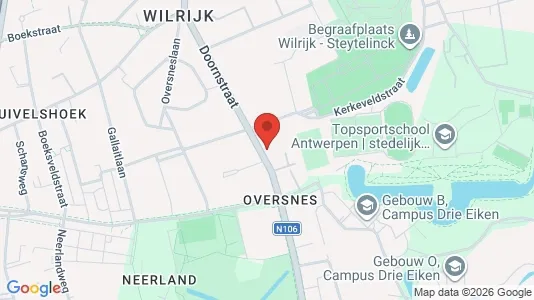 Apartments for rent i Antwerp Wilrijk - kort over placeringen