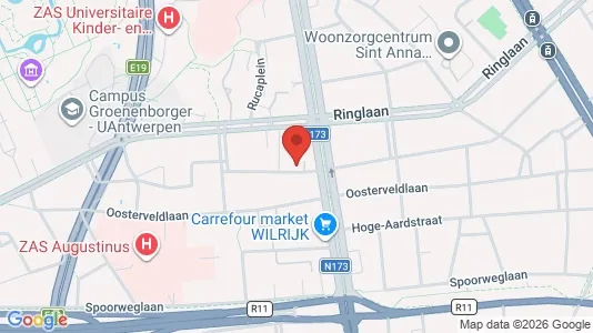 Apartments for rent i Antwerp Wilrijk - kort over placeringen