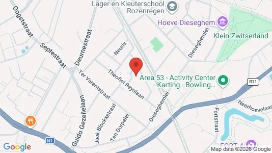 Apartments for rent i Mortsel - kort over placeringen
