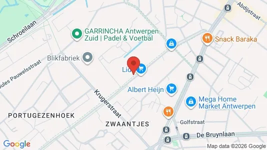 Apartments for rent i Antwerp Hoboken - kort over placeringen