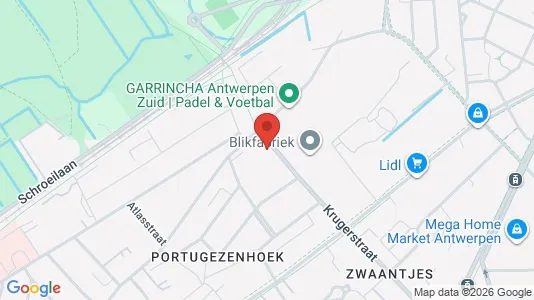Apartments for rent i Antwerp Hoboken - kort over placeringen