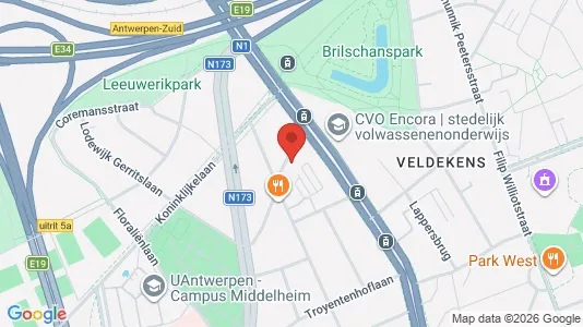 Apartments for rent i Antwerp Berchem - kort over placeringen