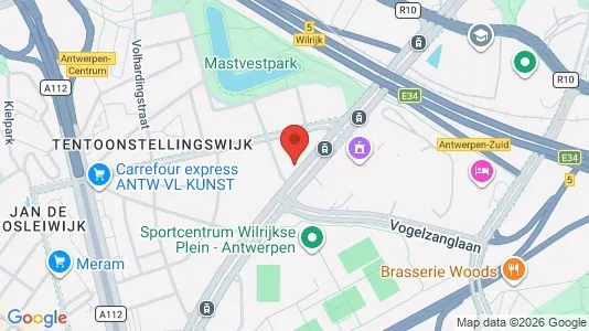 Apartments for rent i Stad Antwerp - kort over placeringen