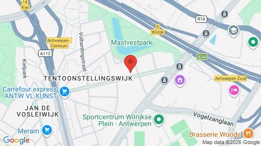 Apartments for rent i Stad Antwerp - kort over placeringen