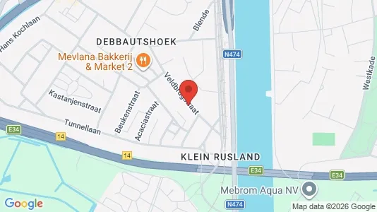 Apartments for rent i Zelzate - kort over placeringen