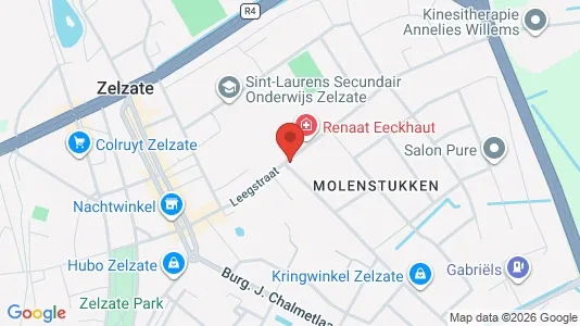 Apartments for rent i Zelzate - kort over placeringen