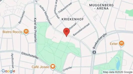 Apartments for rent i Antwerp Deurne - kort over placeringen
