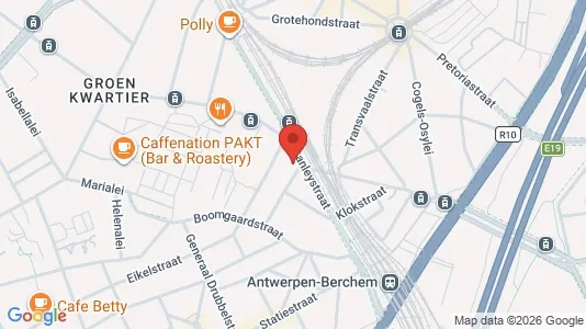 Apartments for rent i Stad Antwerp - kort over placeringen