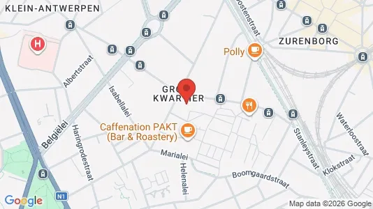 Apartments for rent i Stad Antwerp - kort over placeringen
