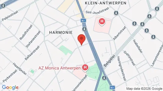 Apartments for rent i Stad Antwerp - kort over placeringen