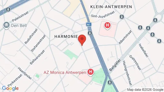 Apartments for rent i Stad Antwerp - kort over placeringen