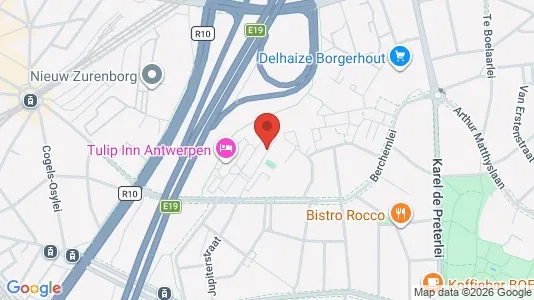 Apartments for rent i Antwerp Berchem - kort over placeringen
