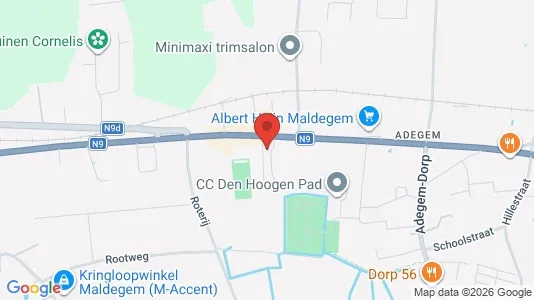Apartments for rent i Maldegem - kort over placeringen