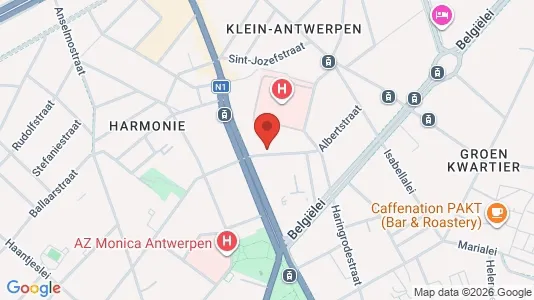 Apartments for rent i Stad Antwerp - kort over placeringen