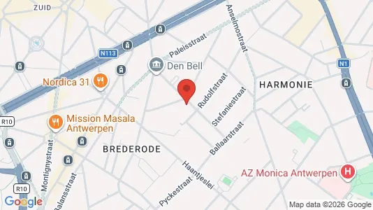 Apartments for rent i Stad Antwerp - kort over placeringen