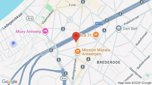 Apartments for rent i Stad Antwerp - kort over placeringen