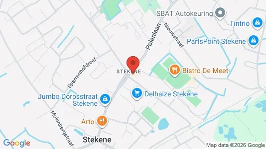 Apartments for rent i Stekene - kort over placeringen