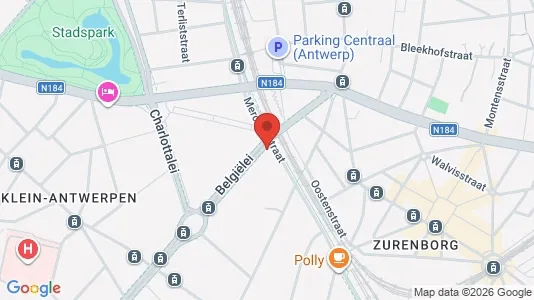 Apartments for rent i Stad Antwerp - kort over placeringen