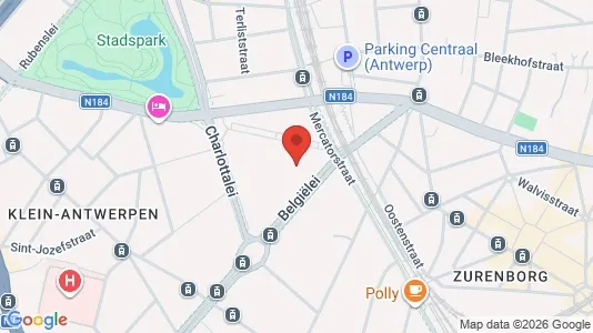 Apartments for rent i Stad Antwerp - kort over placeringen