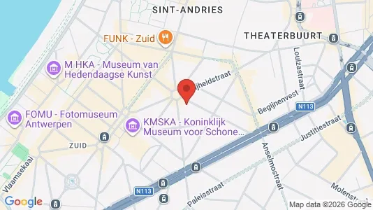 Apartments for rent i Stad Antwerp - kort over placeringen