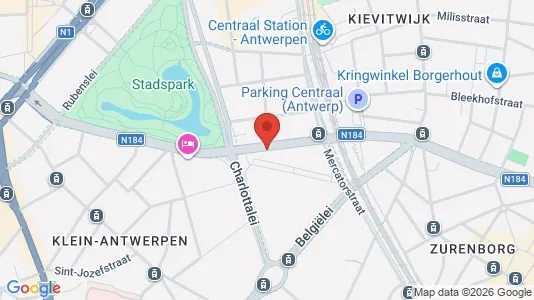 Apartments for rent i Stad Antwerp - kort over placeringen