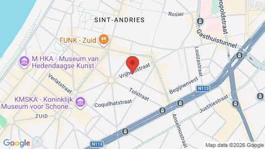 Apartments for rent i Stad Antwerp - kort over placeringen