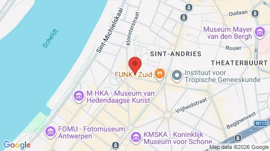 Apartments for rent i Stad Antwerp - kort over placeringen
