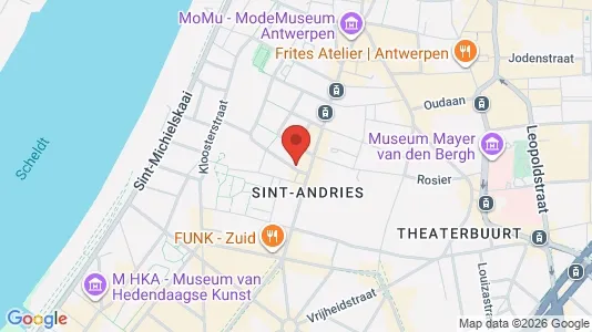 Apartments for rent i Stad Antwerp - kort over placeringen