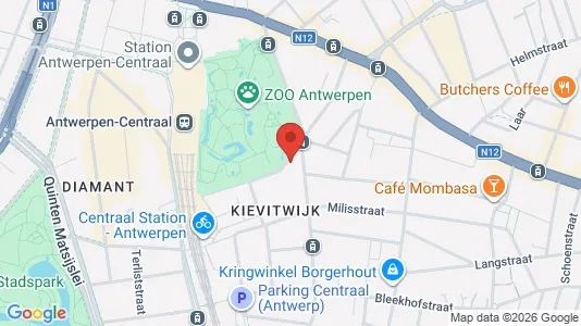 Apartments for rent i Stad Antwerp - kort over placeringen