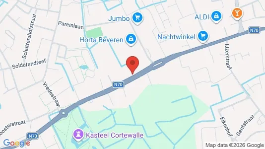 Apartments for rent i Beveren - kort over placeringen