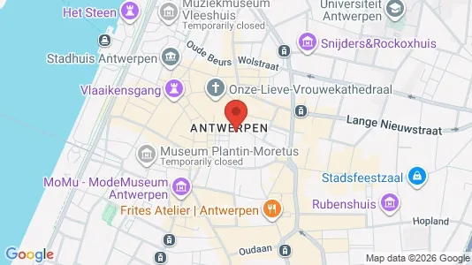 Apartments for rent i Stad Antwerp - kort over placeringen