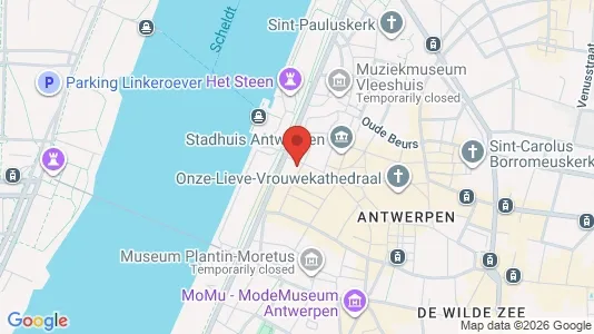Apartments for rent i Stad Antwerp - kort over placeringen